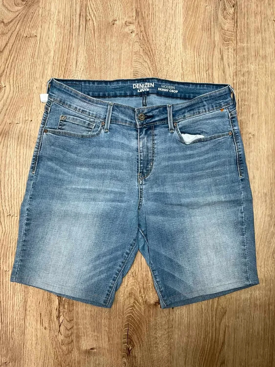 Short Levi's Modern Skinny Crop 12 - W29 Femme Bleu délavé Slv009 – photo 2